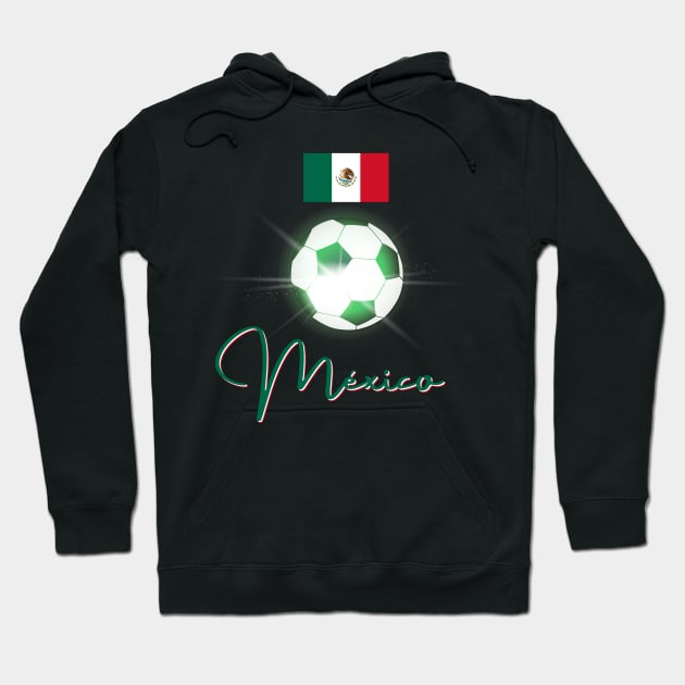 Mexico Soccer Lover Hoodie by SoLunAgua